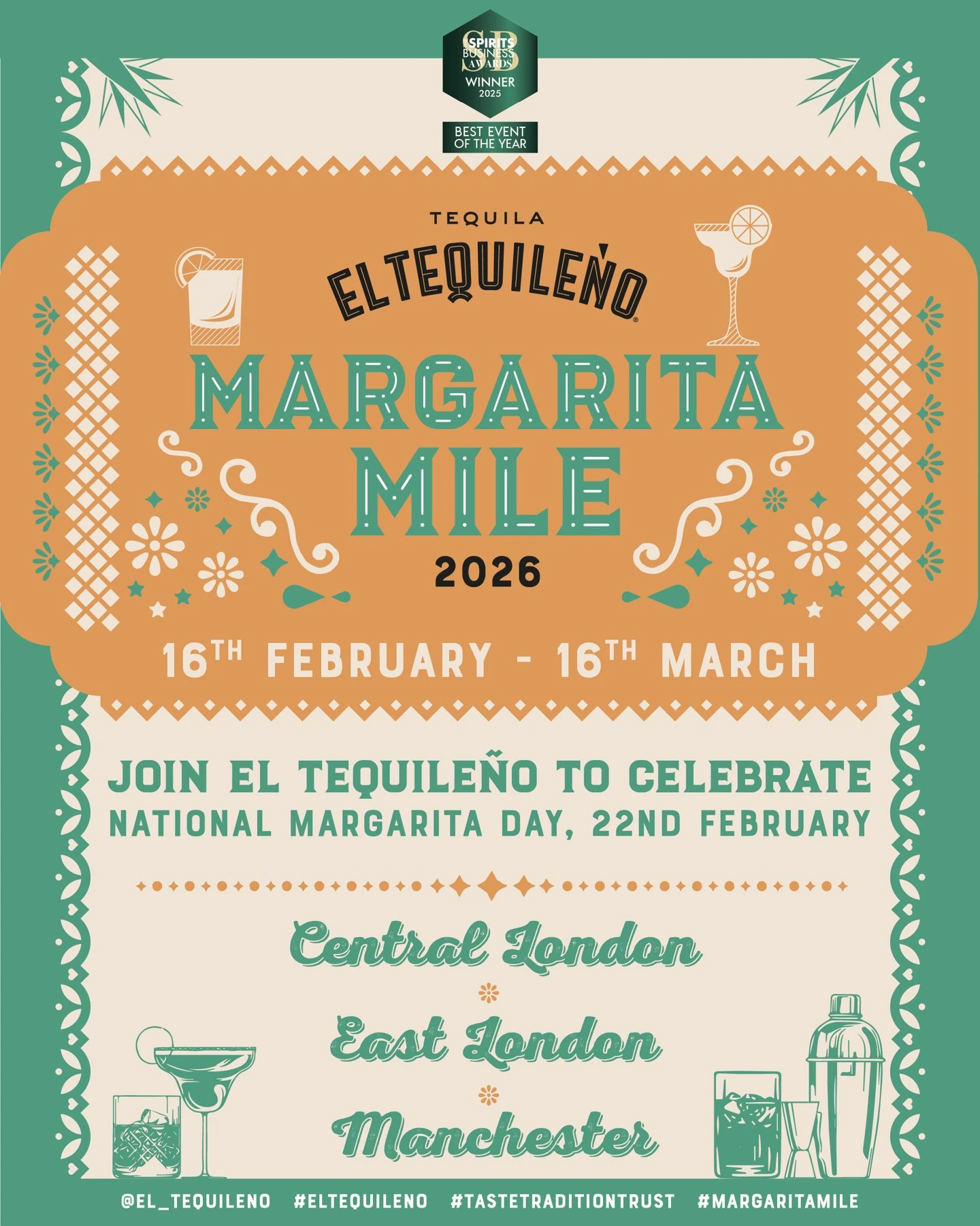 El Tequileño — Margarita Mile