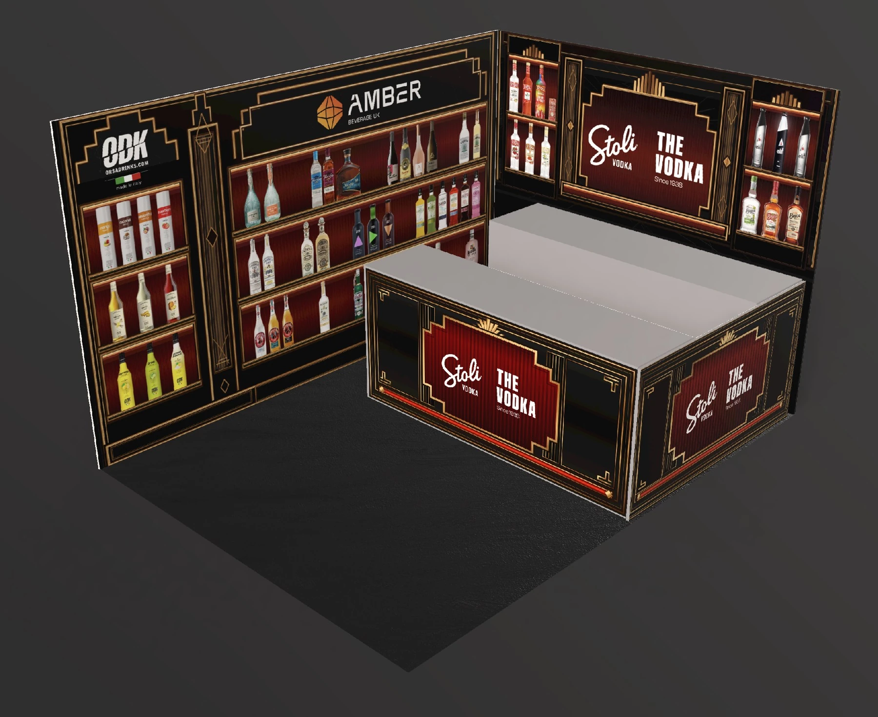 Amber — London exhibition stand